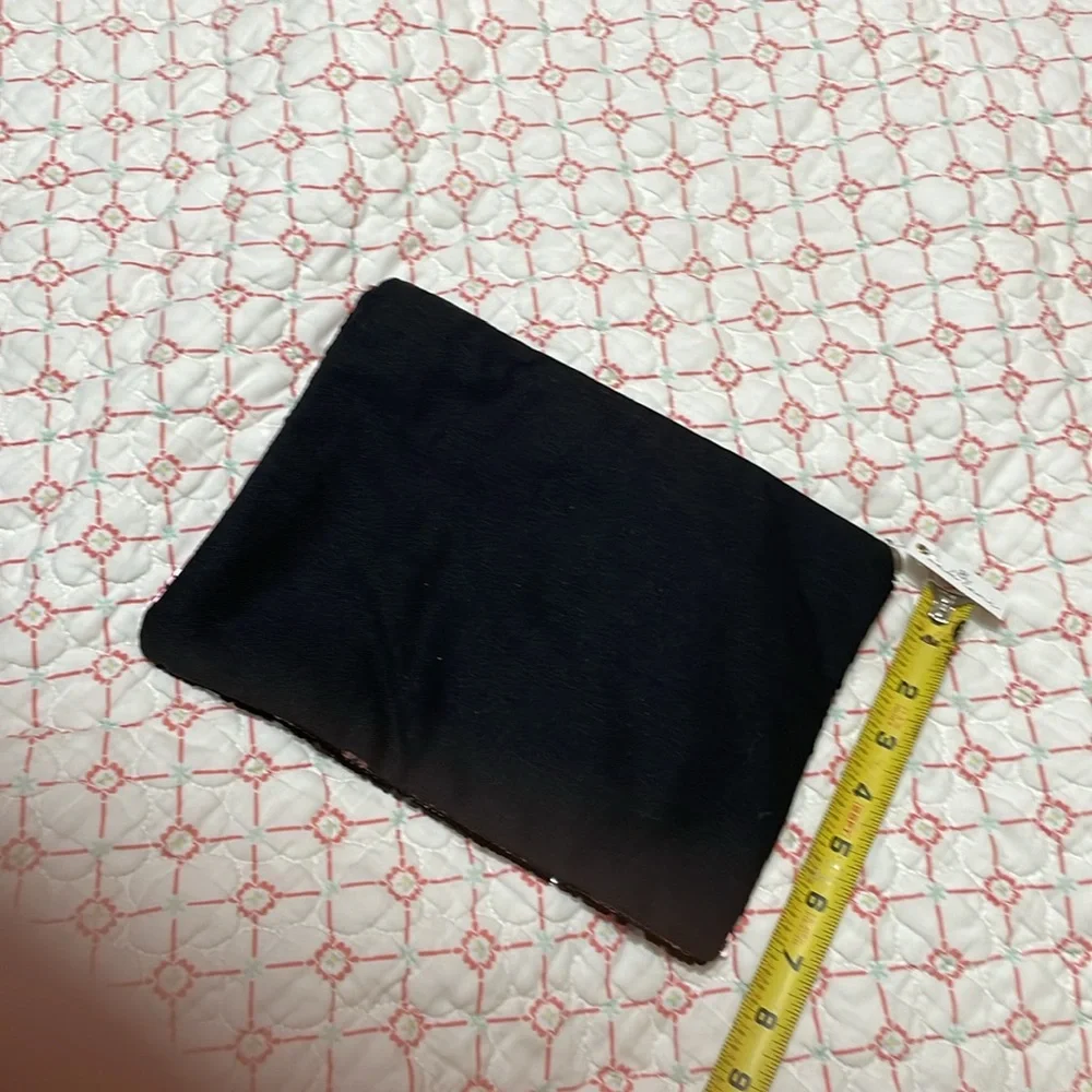 Rose all day sequin pouch